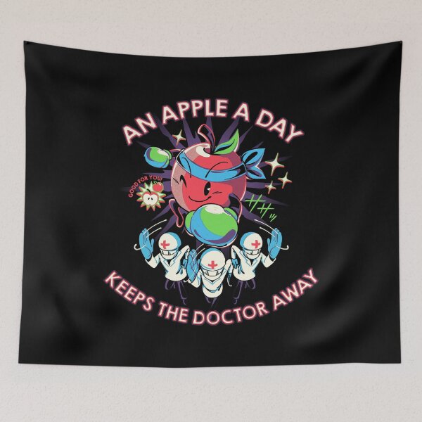 Item preview, Apples Keep The Doctor Away by Tobe Fonseca designed and sold by Tobe Fonseca®.