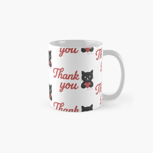 Item preview, Thank You Black Cat Holding Heart – Alley Gatto designed and sold by AlleyGatto.