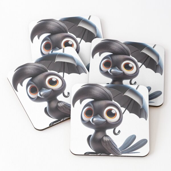 Item preview, Adorable Umbrellabird designed and sold by Sillytoe.