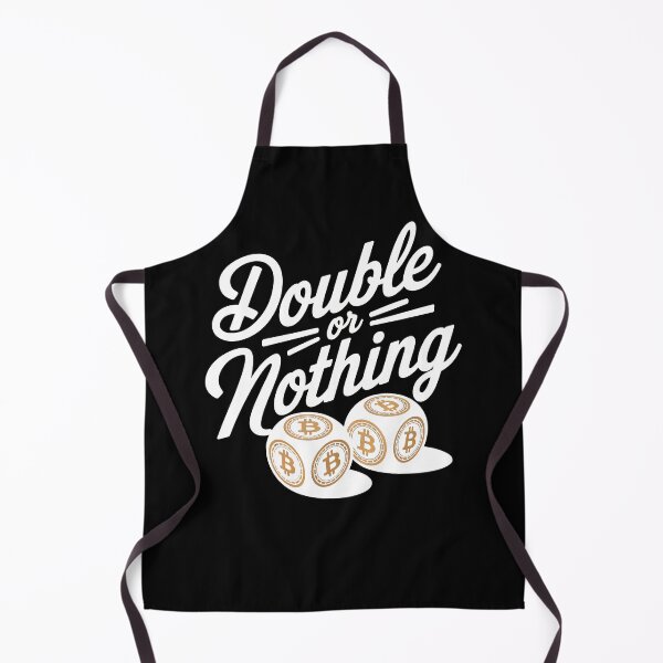 Item preview, Double or nothing, bitcoin to the moon, bitcoin crypto designed and sold by NoetherSym.
