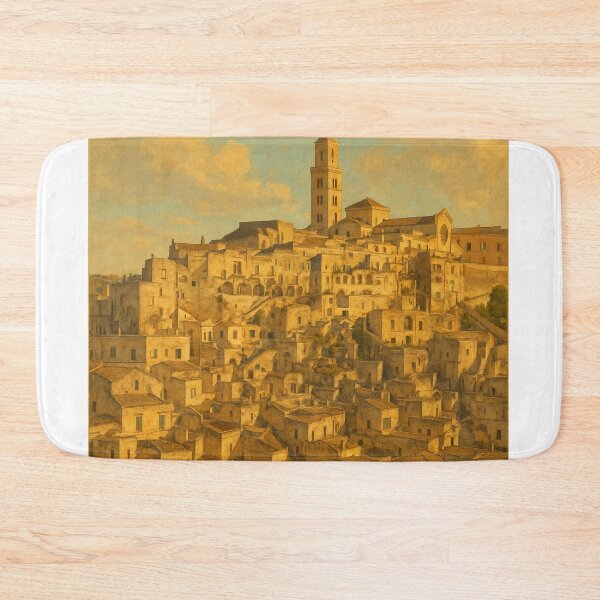 Item preview, Matera Basilicata Hilltop View Italy designed and sold by Aryabek.