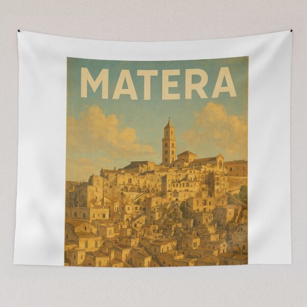 Item preview, Matera Basilicata Hilltop View Italy designed and sold by Aryabek.