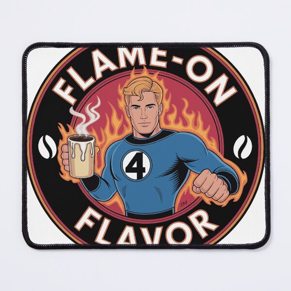 Item preview, Human Torch, Johnny Storm's Flame-on flavor designed and sold by Infinity Beans.
