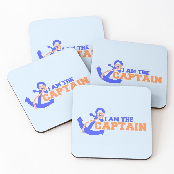 Item preview, I Am The Captain Anchor Crew Saying Text Quote Fun designed and sold by shirt-o-mat.