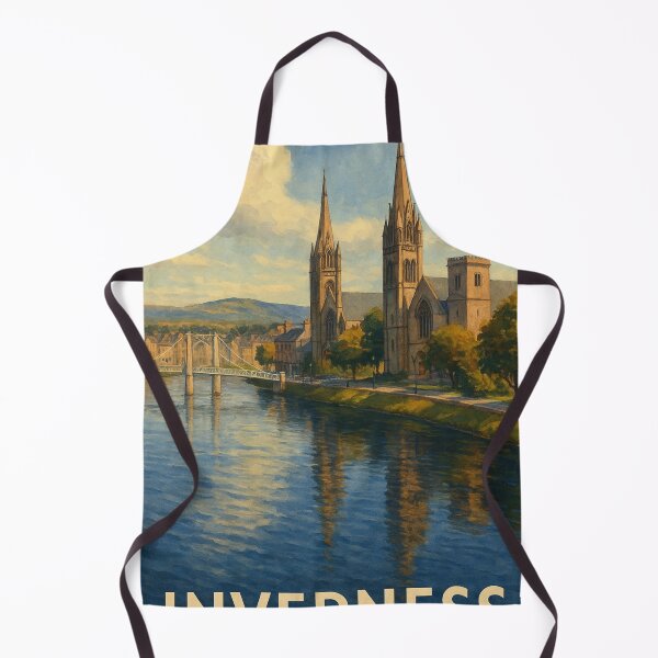 Item preview, Inverness Riverfront Cathedral Scene Scotland  designed and sold by Aryabek.