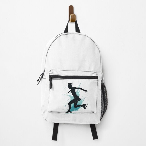 Item preview, Frozen Grace – Dynamic Ice Skater Splash Art designed and sold by JenniferCreaArte .