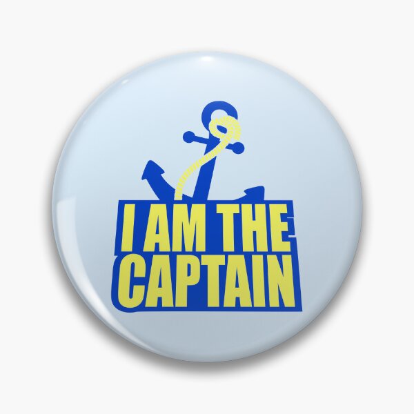 Item preview, I Am The Captain Sailor Saying Text Quote Fun Logo designed and sold by shirt-o-mat.