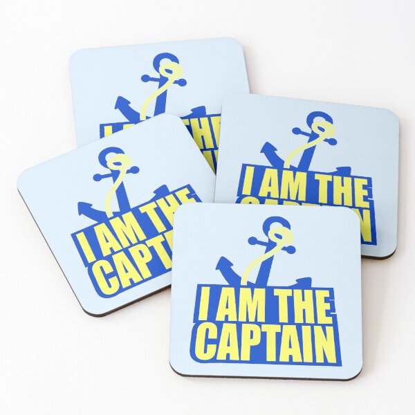 Item preview, I Am The Captain Sailor Saying Text Quote Fun Logo designed and sold by shirt-o-mat.