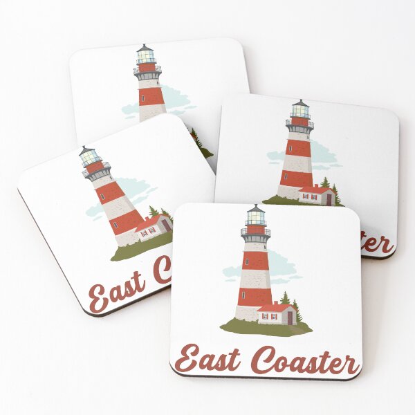 Item preview, Lighthouse with East Coaster print designed and sold by NoirBloom.