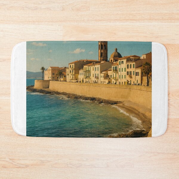 Item preview, Alghero Sardinia Seaside Promenade designed and sold by Aryabek.