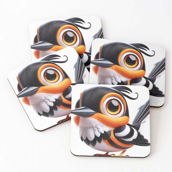 Item preview, Adorable Blackburnian Warbler designed and sold by Sillytoe.