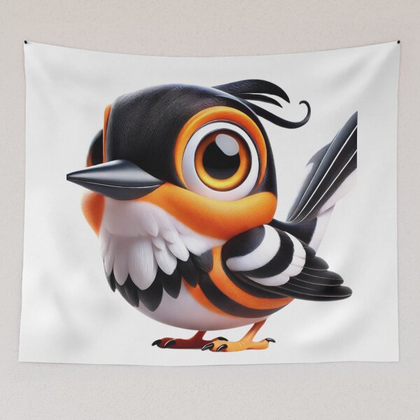 Item preview, Adorable Blackburnian Warbler designed and sold by Sillytoe.