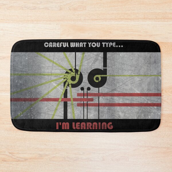 Item preview, Careful What You Type – AI Learning Warning designed and sold by Nikandnik.design.