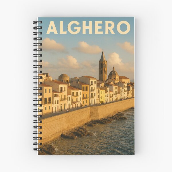 Item preview, Alghero Sardinia Coastal Wall View designed and sold by Places On Earth.
