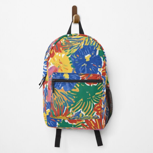 Item preview, Bold Fauvist Garden in Primary Colors designed and sold by TheOctopusRage.