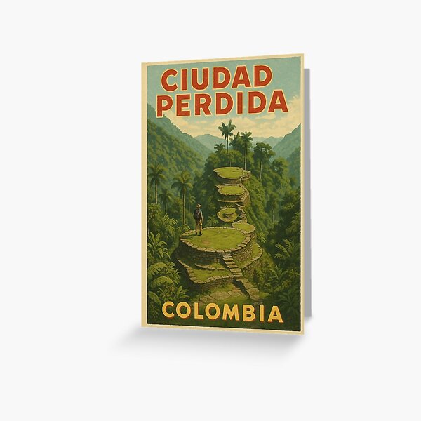 Item preview, Ciudad Perdida Mountain Path Colombia designed and sold by Places On Earth.