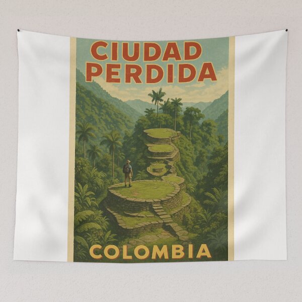 Item preview, Ciudad Perdida Mountain Path Colombia designed and sold by Places On Earth.