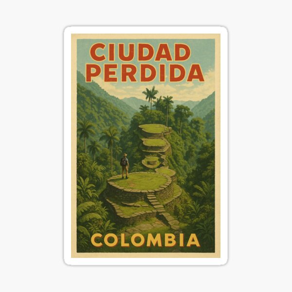 Item preview, Ciudad Perdida Mountain Path Colombia designed and sold by Places On Earth.