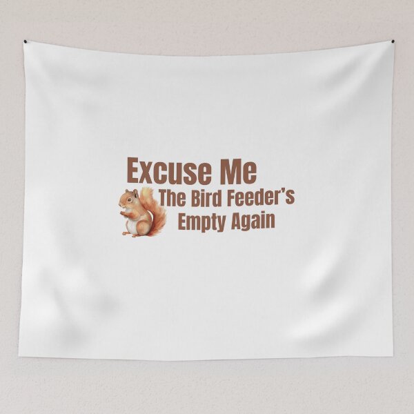 Item preview, Excuse Me, The Bird Feeder’s Empty Again T-Shirt – Funny Gift for Bird Lovers & Backyard Birdwatchers designed and sold by GAIDREDA.