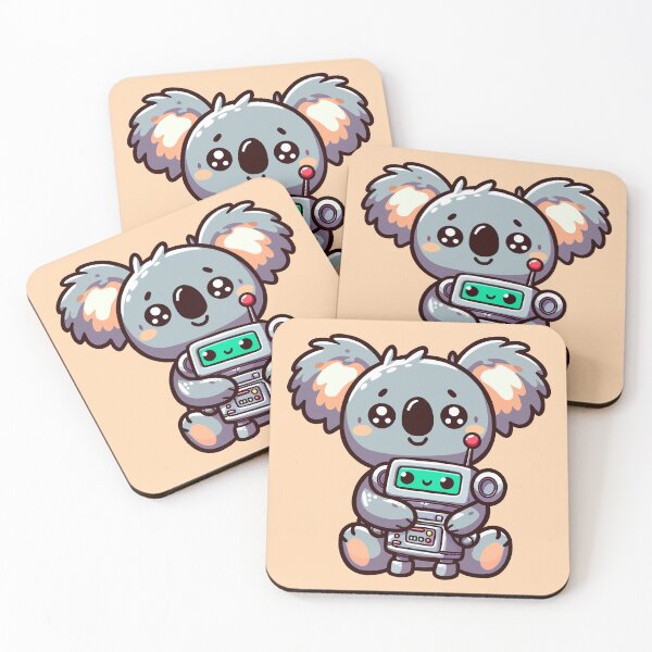 Item preview, Koala Hugging a Robot designed and sold by Ghost on Toast.