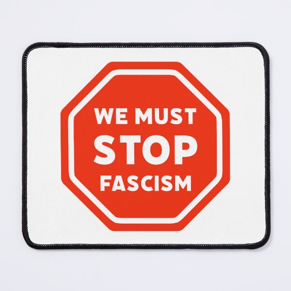 Item preview, We must stop fascism designed and sold by Rachel the Artist .