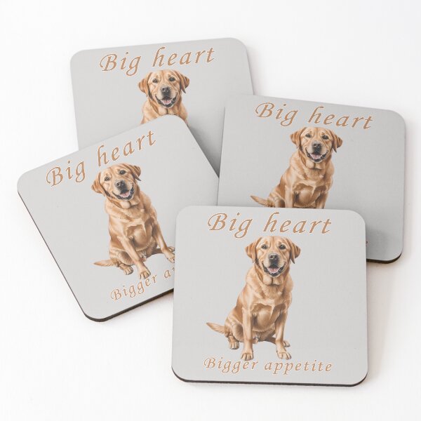 Item preview,  Golden Labrador Big Heart, Bigger Appetite designed and sold by Pawtraitvibes.