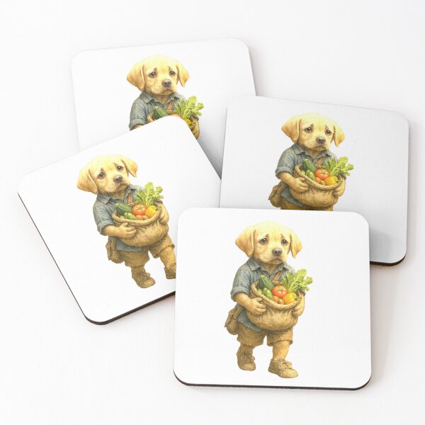 Item preview, Dog with vegetable basket designed and sold by Bernsteinhaus.