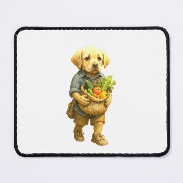 Item preview, Dog with vegetable basket designed and sold by Bernsteinhaus.