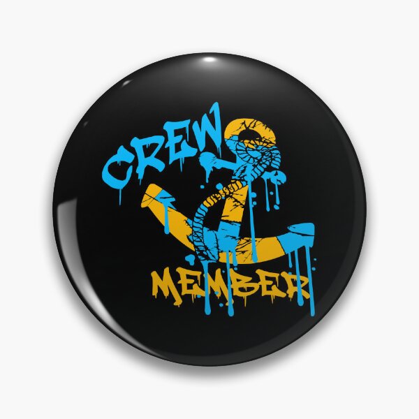 Item preview, Sailing Crew Member Anchor Graffiti Spray Drops designed and sold by shirt-o-mat.