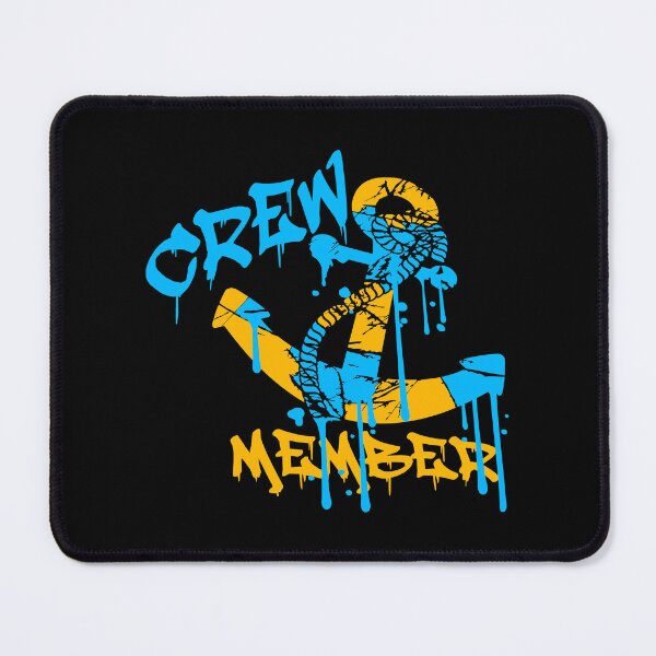 Item preview, Sailing Crew Member Anchor Graffiti Spray Drops designed and sold by shirt-o-mat.