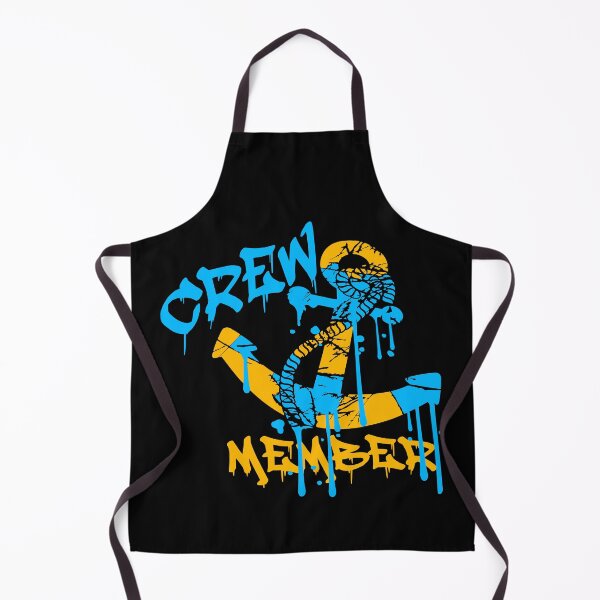 Item preview, Sailing Crew Member Anchor Graffiti Spray Drops designed and sold by shirt-o-mat.