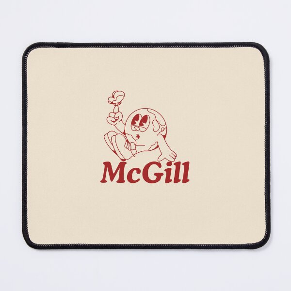 Item preview, Maroon McGill Montreal Quebec - illustrated world touching butterfly - retro trendy  designed and sold by jessicaleah15.