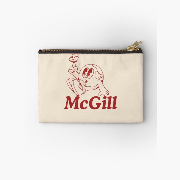 Item preview, Maroon McGill Montreal Quebec - illustrated world touching butterfly - retro trendy  designed and sold by jessicaleah15.