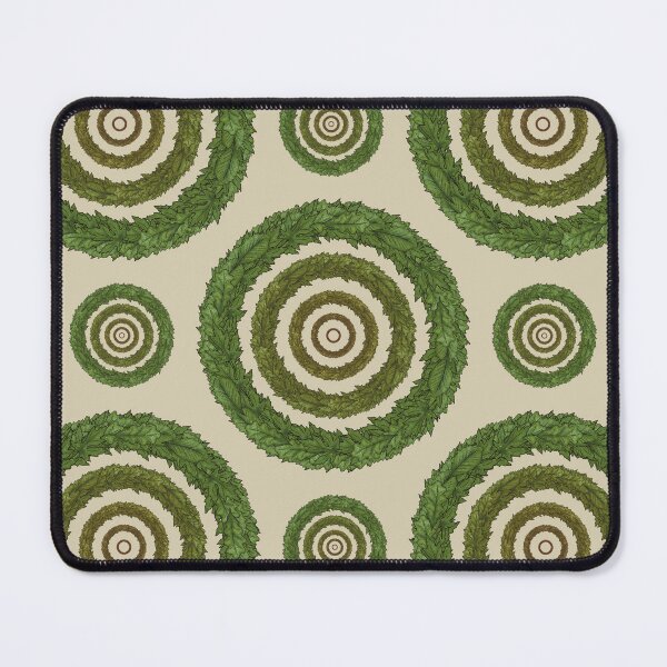 Item preview, Pattern of leafy wreaths designed and sold by Cherevan.