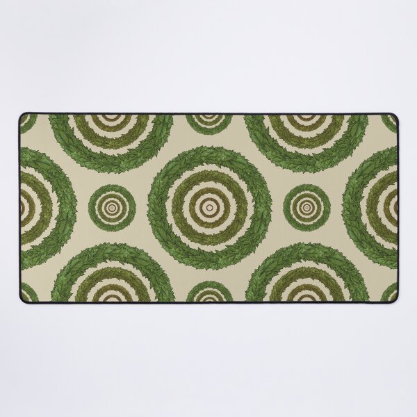 Item preview, Pattern of leafy wreaths designed and sold by Cherevan.