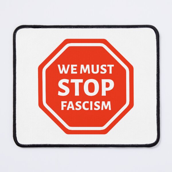 Item preview, We must stop fascism designed and sold by Rachel the Artist .