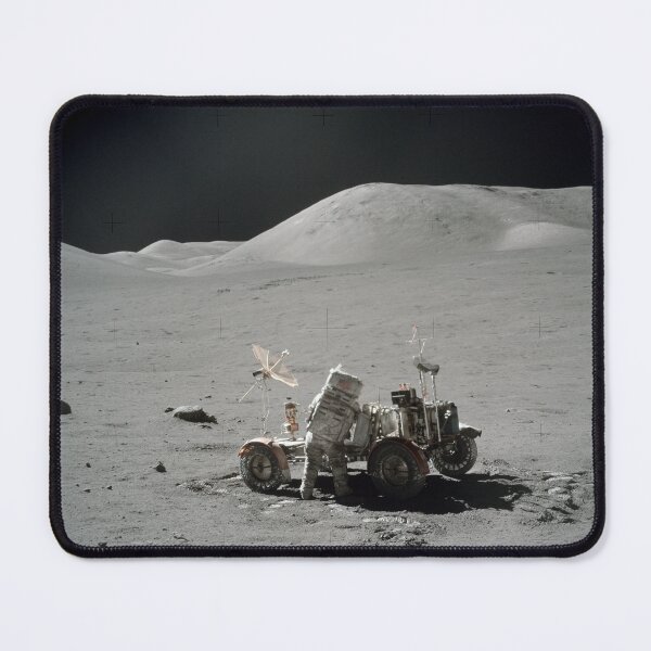 Item preview, Historic Lunar Rover Exploration - Apollo Astronaut on the Moon designed and sold by Steven's Space.