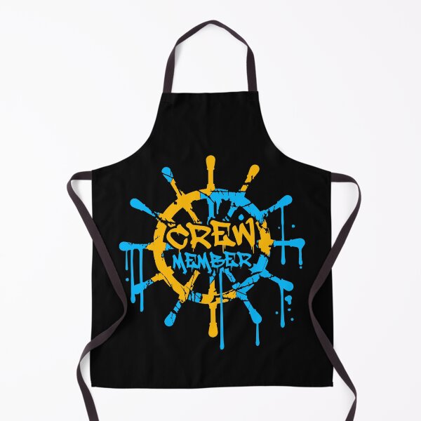 Item preview, Crew Member Ship Steering Wheel Graffiti Spray Fun designed and sold by shirt-o-mat.