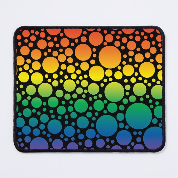 Item preview, Ombre Rainbow Bubbles Pattern designed and sold by wendymariemedia.