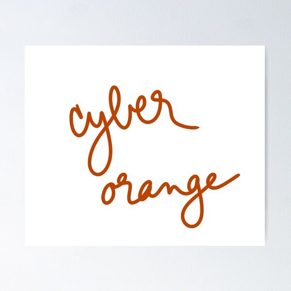 Artikel-Vorschau von Cyber-Orange, designt und verkauft von abeink.
