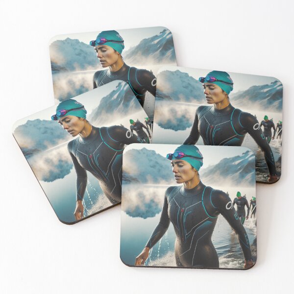 Item preview, "Cold Water, Warm Heart – Tri Through It" designed and sold by Triathlongram.