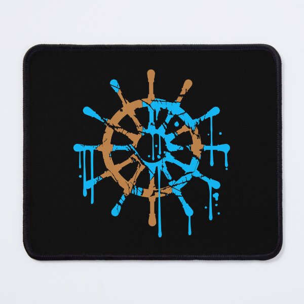 Item preview, Ship Steering Wheel Sailing Vintage Retro Style designed and sold by shirt-o-mat.