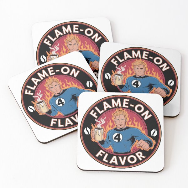 Item preview, Human Torch, Johnny Storm's Flame-on flavor designed and sold by Infinity Beans.