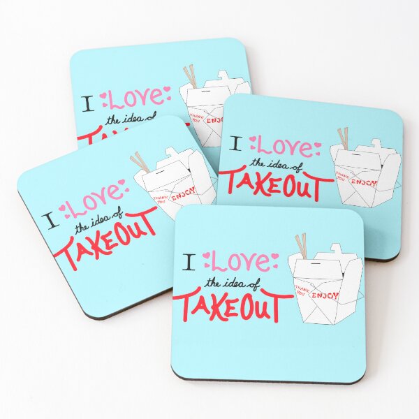 Item preview, I love the idea of takeout motto designed and sold by Devo07.