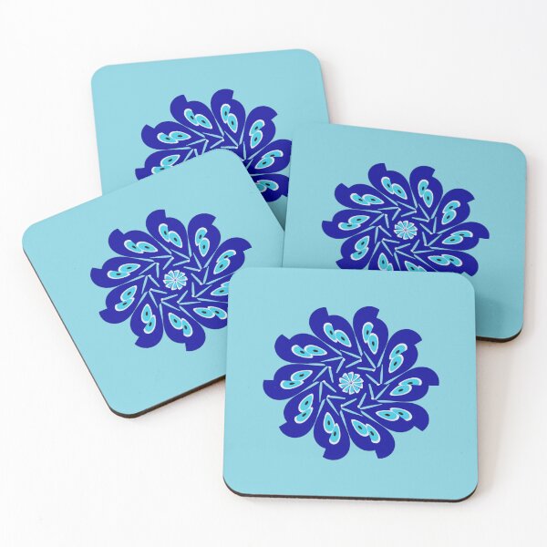 Item preview, Fun Abstract Blue Evil Eye Flower designed and sold by WD-Artist.