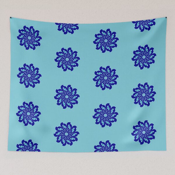 Item preview, Fun Abstract Blue Evil Eye Flower designed and sold by WD-Artist.