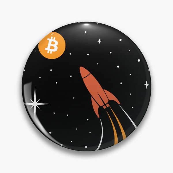 Item preview, Bitcoin to the moon designed and sold by DesignAddicts.