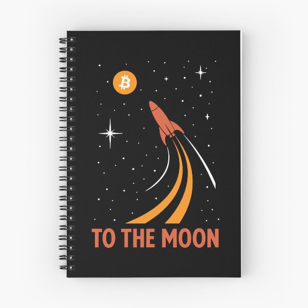 Item preview, Bitcoin to the moon designed and sold by DesignAddicts.