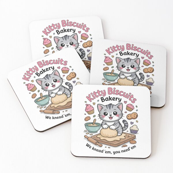 Item preview, Kitty Biscuits Bakery designed and sold by AniArtPL.