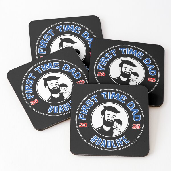 Item preview, First Time Dad 2025 designed and sold by QWTees.
